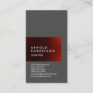 Affärskortet för Professionell av anpassad text Visitkort