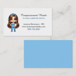 Affärskortet för sjukskötersketjänst för akut hems visitkort