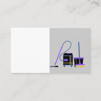 affärskortet för städning av hus  visitkort
