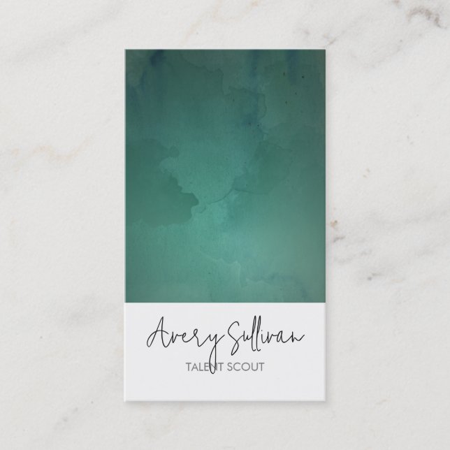 Affärskortet för underhållning av talanger Scout M Visitkort (Framsida)