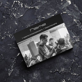 Affärskortet Fotofrisör frisyr Visitkort