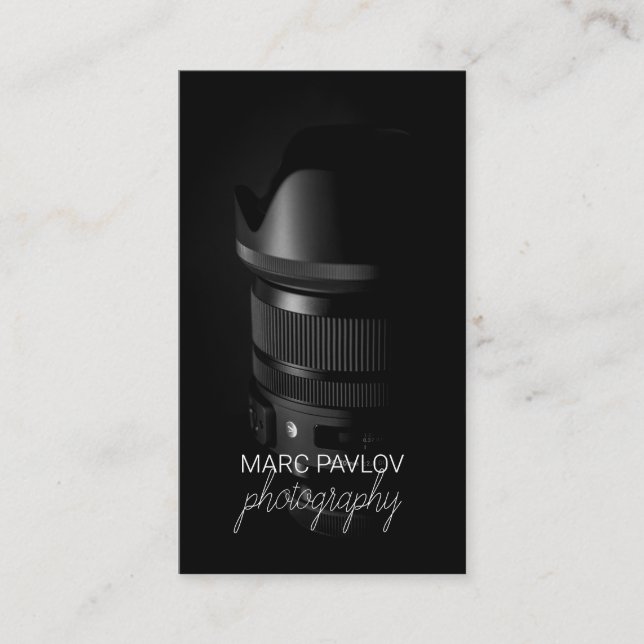 Affärskortet Fotograf Visitkort (Framsida)