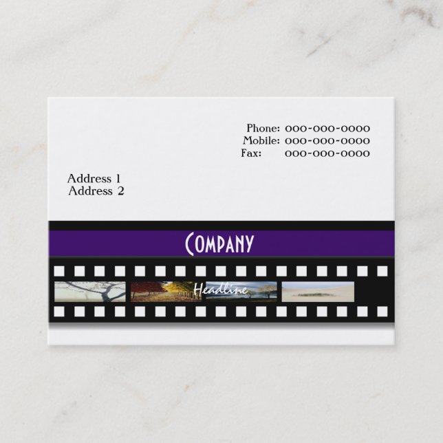 Affärskortet Fotograf Visitkort (Framsida)