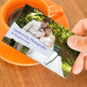 Affärskortet Fotograf Visitkort