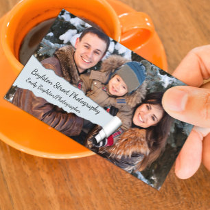 Affärskortet Fotograf Visitkort