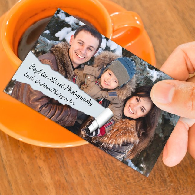 Affärskortet Fotograf Visitkort (Skapare uppladdad)