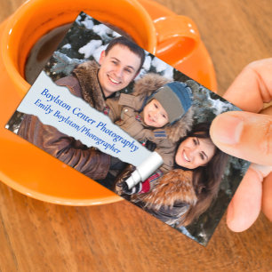 Affärskortet Fotograf Visitkort