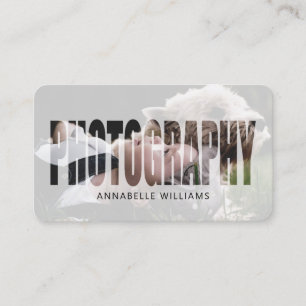 Affärskortet Fotografi - modernt foto Visitkort