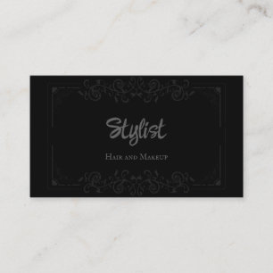 Affärskortet fransk Gotham Damask Stylist Visitkort