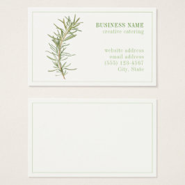 AFFÄRSKORTET FRESH ROSEMARY Oceana Visitkort