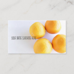 Affärskortet funky Orangar Organic Feel Visitkort
