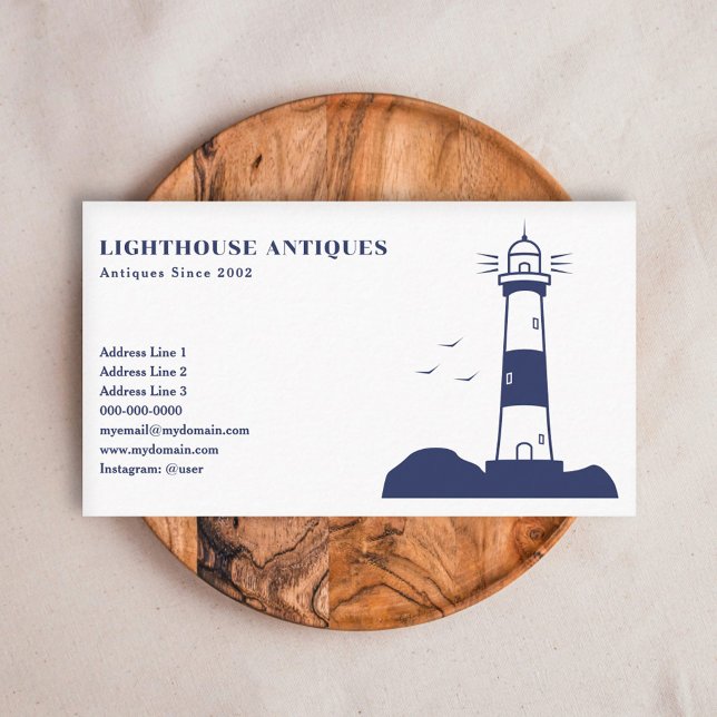 Affärskortet Fyrverkerier Visitkort (Lighthouse Business Card)