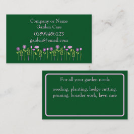 Affärskortet Gardner Visitkort