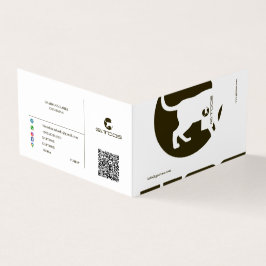 Affärskortet GATTOOS-vikt Visitkort