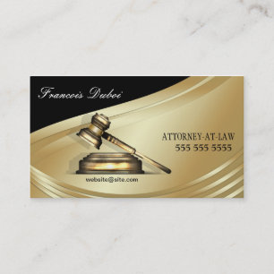 Affärskortet Gavel Lawyer Attorney Law Firm Visitkort