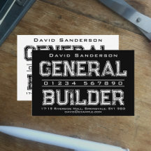 Affärskortet General Builder