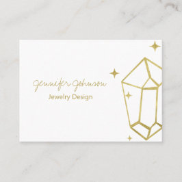 Affärskortet Geometric Gold Foil Visitkort