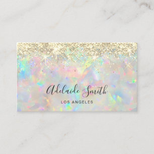affärskortet glitter visitkort