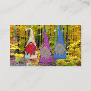 Affärskortet Gnomes Trio Visitkort