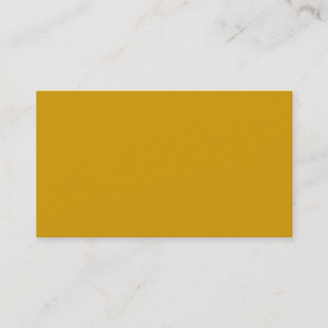 Affärskortet Golden Gult Orange Visitkort (Framsida)
