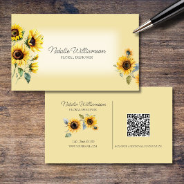 Affärskortet Golden Land Sunwers QR Code  Visitkort
