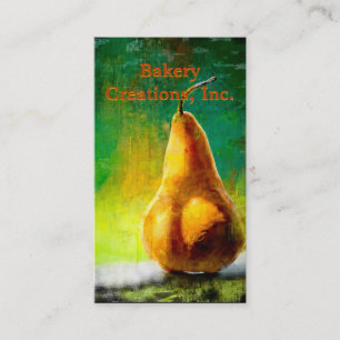Affärskortet Golden Pear Bakery/Catering Visitkort