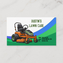 Affärskortet gräsmatta Service Landscaper Visitkort