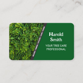 Affärskortet gräsmatta visitkort