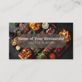 Affärskortet Grill & Gröntar Restaurang Visitkort