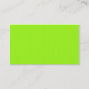 Affärskortet Grönt för Bright Neon Chartreuse Visitkort