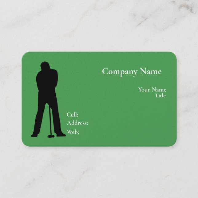 Affärskortet Grundläggande vit mall med blått Visitkort (Framsida)