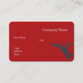 Affärskortet Grundläggande vit mall med blått Visitkort