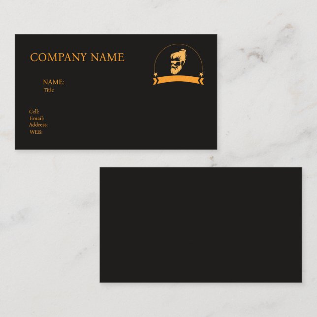 AFFÄRSKORTET GRUNDMALL VISITKORT (Fram/baksida)