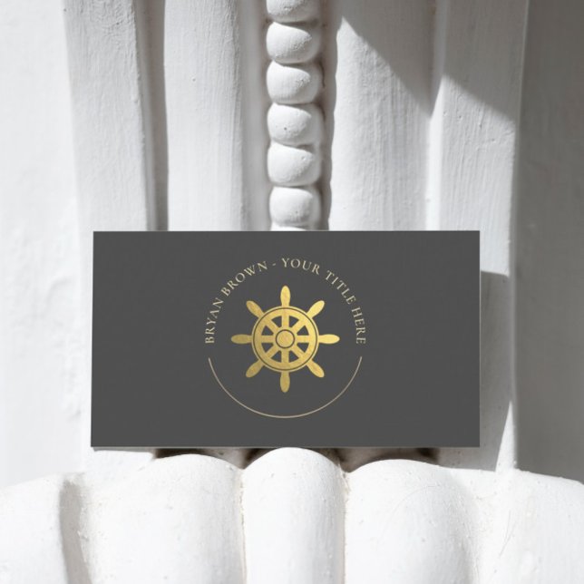 Affärskortet guld Fraktaser Hjul Logotyp Visitkort (Skapare uppladdad)
