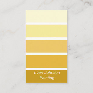 Affärskortet guld Paint Palette Visitkort
