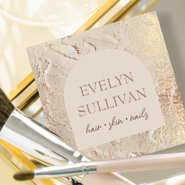 affärskortet guld struktur fyrkantigt visitkort (Skapare uppladdad)