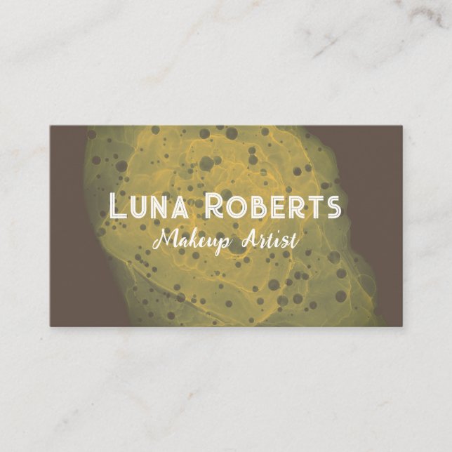 Affärskortet Guld Visitkort (Framsida)