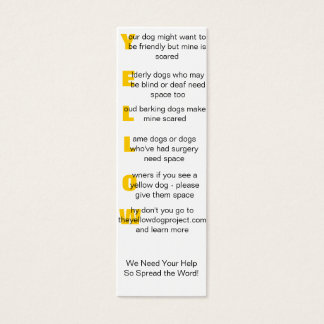 Affärskortet "Gult" Litet Visitkort