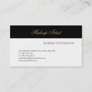 Affärskortet Hair Stylist Makeup Artist Visitkort