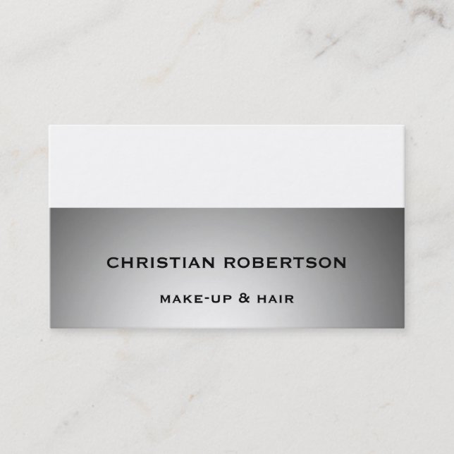Affärskortet Hair Stylist Makeup Artist Visitkort (Framsida)