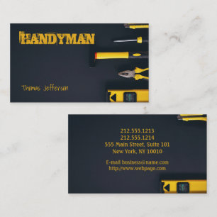 Affärskortet handyman Maintenance Tidsbeställning Kort