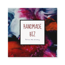 Affärskortet Hanterad Biz-kvadrat