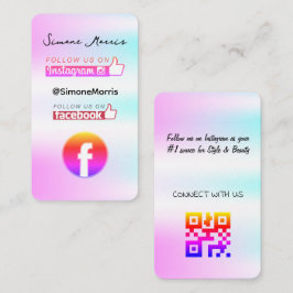 Affärskortet Holografisk design Visitkort