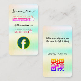 Affärskortet Holografisk design Visitkort