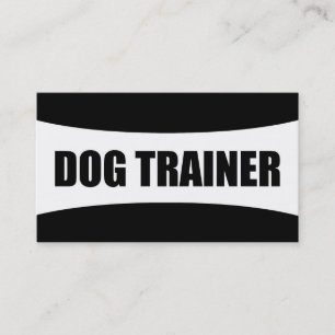 Affärskortet hund Trainer Visitkort
