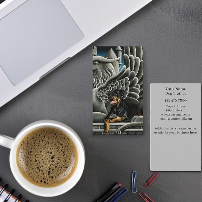 Affärskortet hund Trainer Visitkort (Skapare uppladdad)