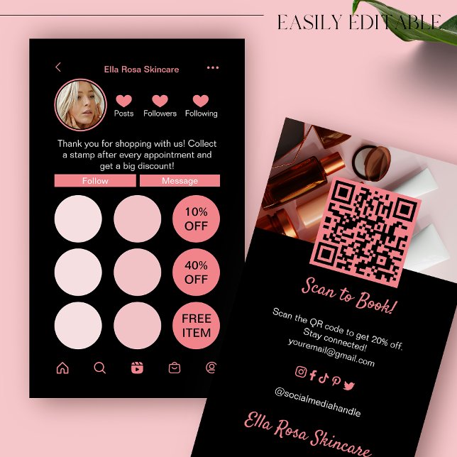 Affärskortet IG Loyalty Lojalitetskort (Skapare uppladdad)