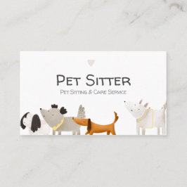 Affärskortet Illustrated Pet Visitkort