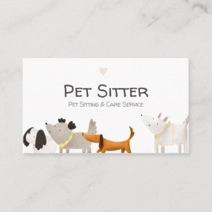 Affärskortet Illustrated Pet Visitkort