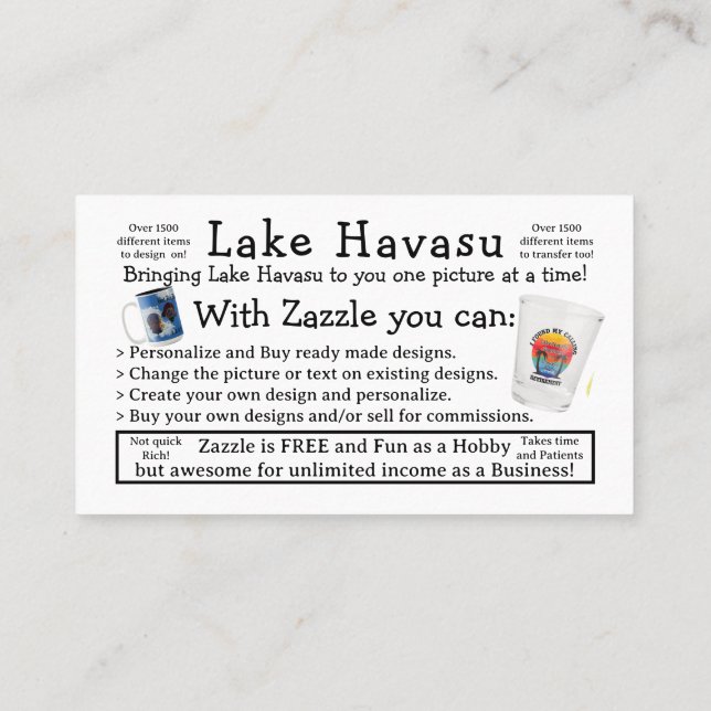 Affärskortet Information Visitkort (Baksida)